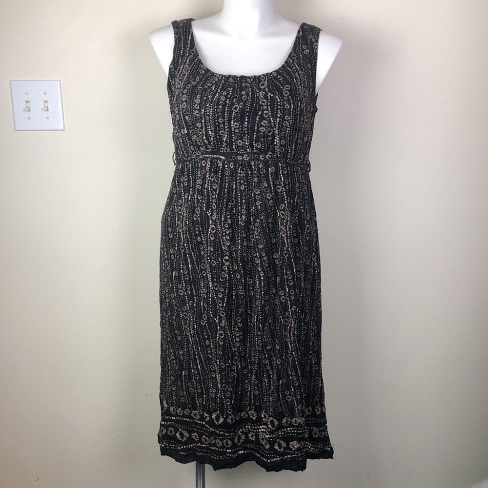212 collection midi dress abstract print